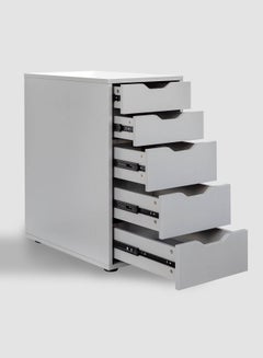 Switch Modern Ideal Design Office Desk Cabinet Book Library With 5 Drawer Unit For The Living Room Office Grey 360*580*699mm  - Image 3