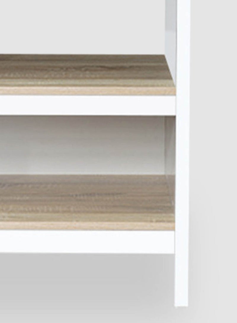 Switch - Coffee Table with Storage Shelf - Cabinet For Storage - Used As Coffee Corner And Side Table - White 720*520*900mm - Image 1