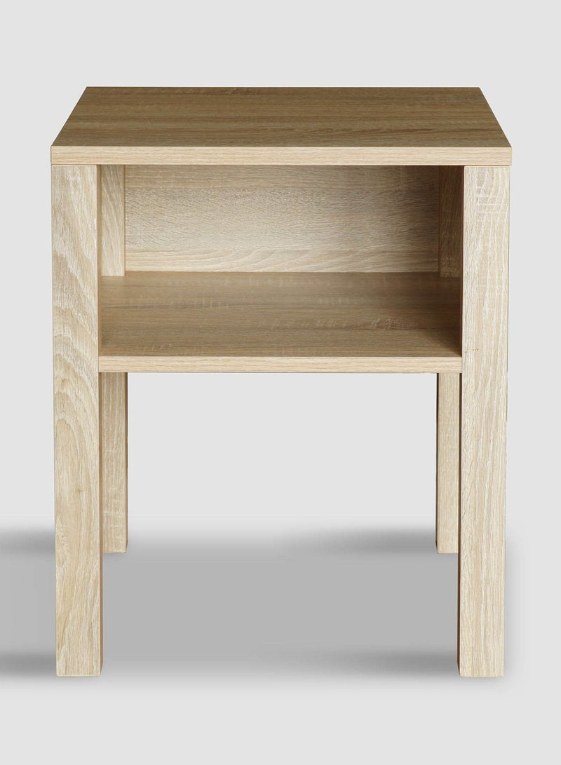 Switch Nightstand Table  - Bedside Table Wood Nightstand Comdina - Bedroom Furniture - beige 450*450*550mm  - Image 1