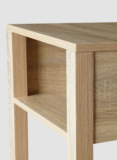 Switch Nightstand Table  - Bedside Table Wood Nightstand Comdina - Bedroom Furniture - beige 450*450*550mm  - Image 3