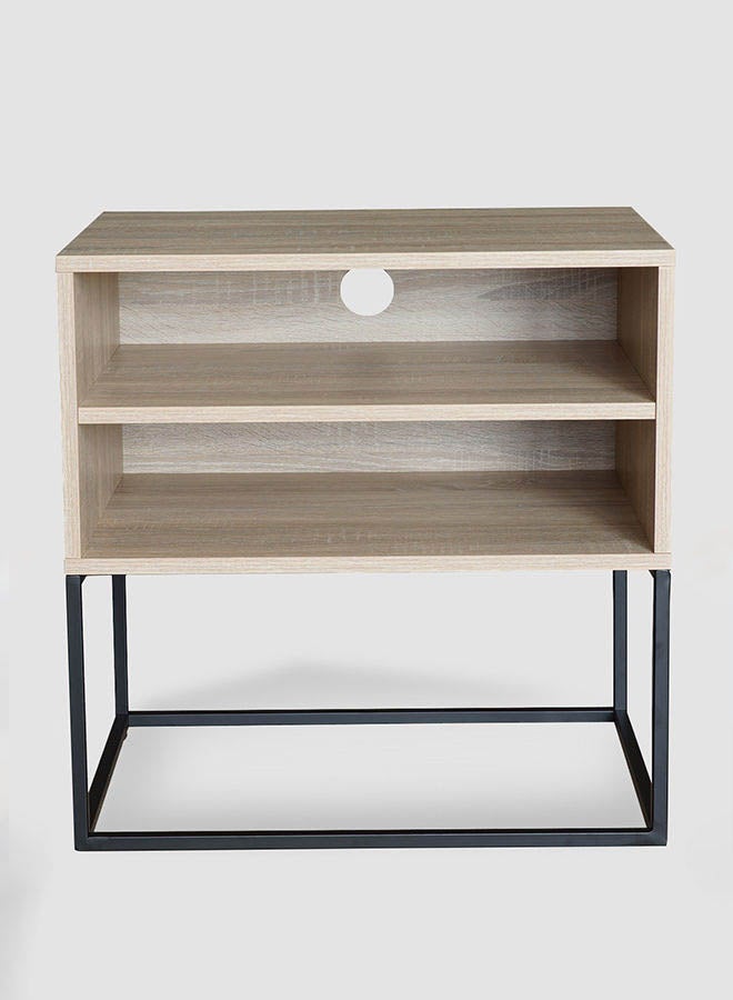 Switch Nightstand Table  - Bedside Table Wood Nightstand Comdina - Bedroom Furniture - beige 600*450*600mm  - Image 1