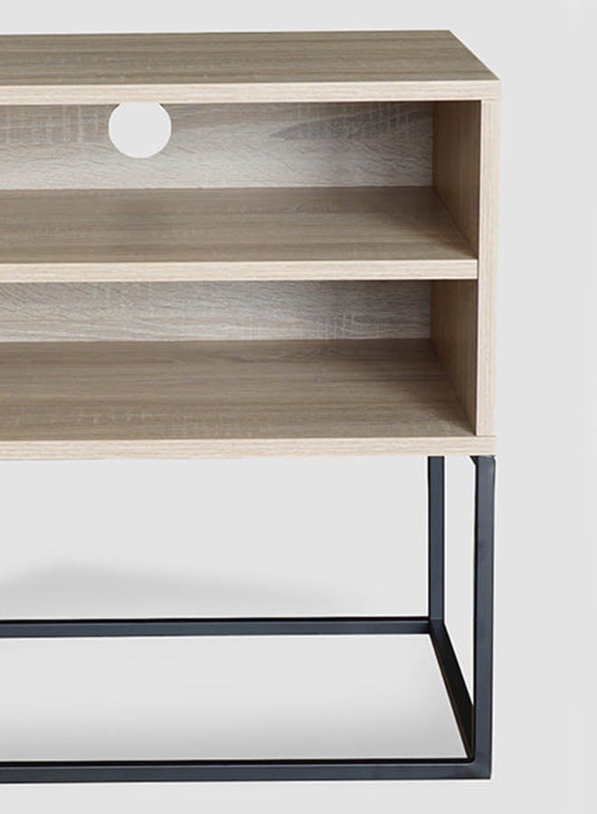 Switch Nightstand Table  - Bedside Table Wood Nightstand Comdina - Bedroom Furniture - beige 600*450*600mm  - Image 5