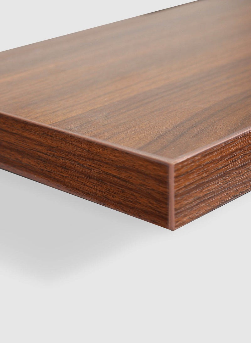 Switch - Simply Decorative Floating Wooden Wall Shelf  For Bedroom Decor Stylish Space Saver Simple Installation Brown 1100*260*39mm - Image 1
