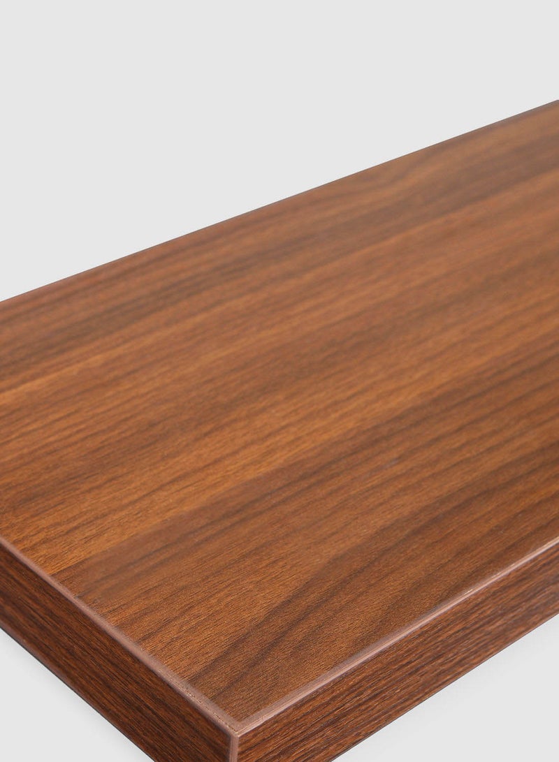 Switch - Simply Decorative Floating Wooden Wall Shelf  For Bedroom Decor Stylish Space Saver Simple Installation Brown 1100*260*39mm - Image 1