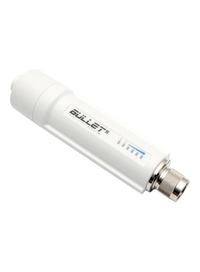 UBIQUITI Bullet 5 Airmax Wireless Radio 5Ghz N-Type Rf Connector White  - Image 1