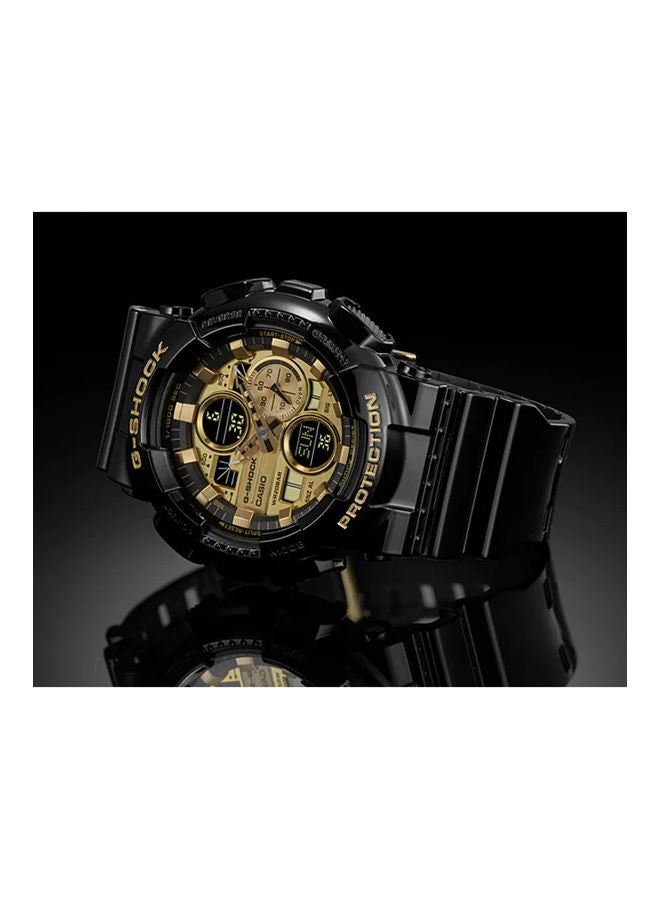جي شوك ساعة يد انالوج بلس رقمية دائرية مقاومة للماء GA-140GB-1A1DR - Image 4