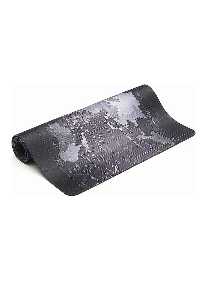 MARGOUN - World Map Mouse Pad Large Gaming Mouse Pad Non-Slip Rubber Waterproof Desktop Mat Suitable for Keyboard Computer Laptop Gamers 90x40cm Grey/Black - Image 1