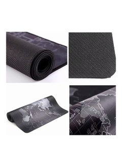 MARGOUN World Map Mouse Pad Large Gaming Mouse Pad Non-Slip Rubber Waterproof Desktop Mat Suitable for Keyboard Computer Laptop Gamers 90x40cm Grey/Black  - Image 5