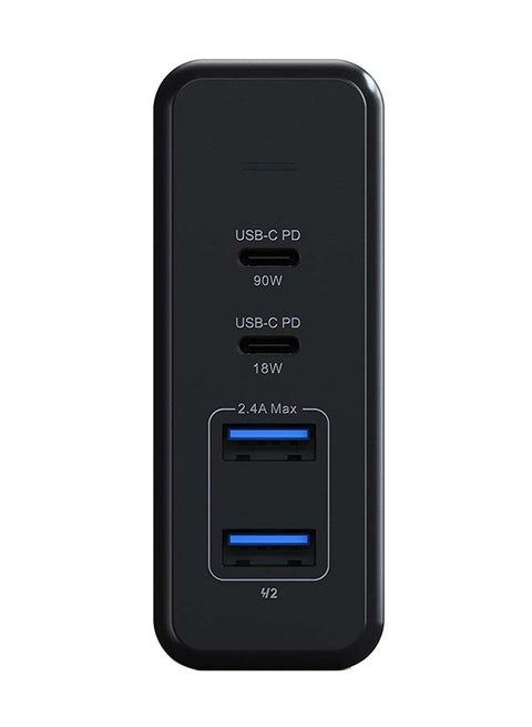 2x USB-C And 2x USB-A 108W Pro Type-C PD Desktop Charger Space Grey