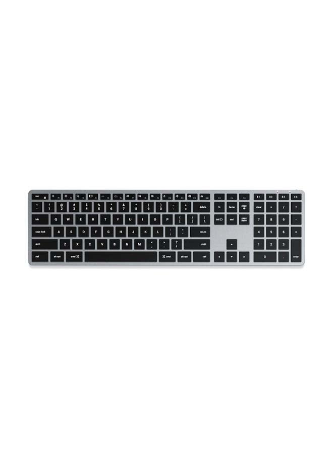 SATECHI Ultra Slim Backlit X3 Bluetooth Keyboard Space Grey - Image 1
