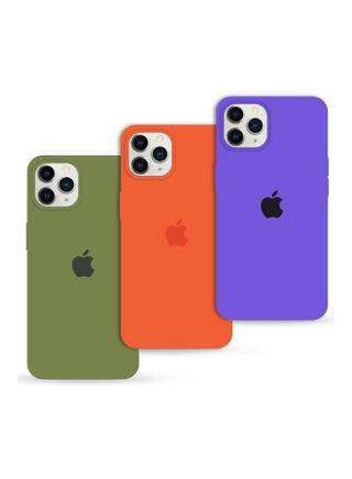 Purple/Orange/Olive Green