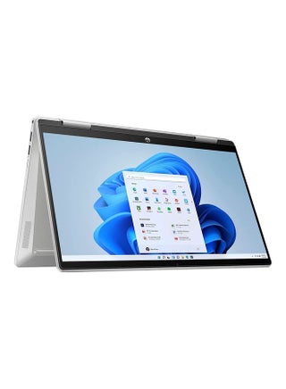 Pavilion X360 Convertible 2 In 1 (Upgraded Version) Laptop With 14-Inch Display, Core I5-1235U Processer/8GB RAM/512GB SSD/Windows 11 Home/Intel Iris Xe Graphics English Silver - v1661841566/N53346364A_1