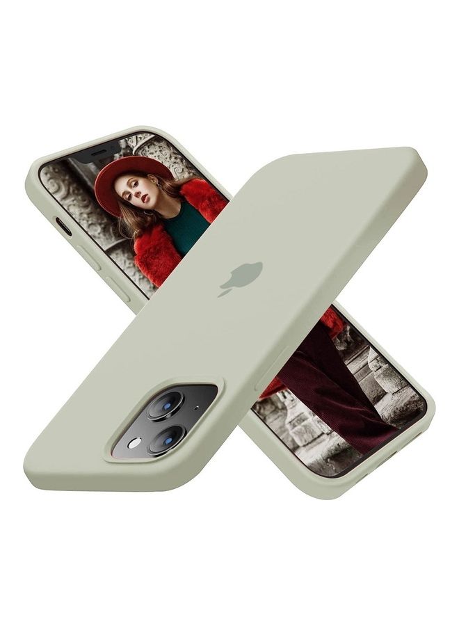 MARGOUN 3 Pack Silicone Case Soft Slim Liquid Gel Silicone Shockproof Phone Cover Microfiber Lining Full Body Protection For Apple iPhone 13 6.1 inch Dark Blue/Red/Stone - Image 4