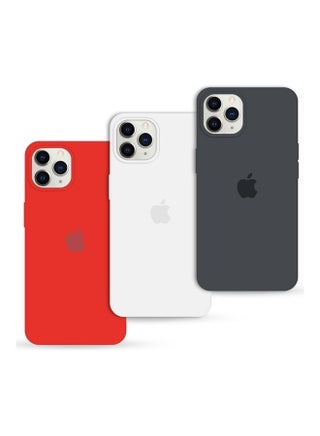 Dark Grey/White/Red