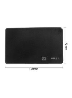 ماركة غير محددة محول حافظة Sata HDD SSD إلى USB 3.0 مقاس 2.5 بوصة مع كابل أسود أسود  - Image 2