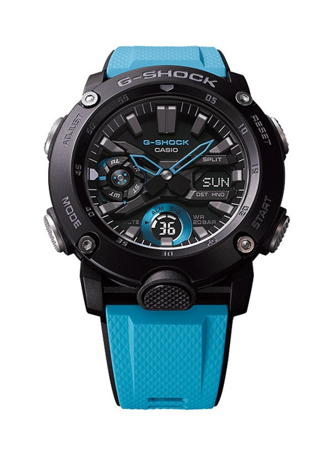 G-SHOCK - Men's Analog Plus Digital Round Water Resistance Wrist Watch GA-2000-1A2DR - Image 1