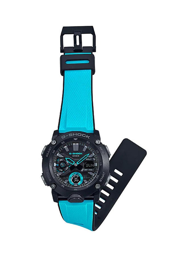 G-SHOCK - Men's Analog Plus Digital Round Water Resistance Wrist Watch GA-2000-1A2DR - Image 1