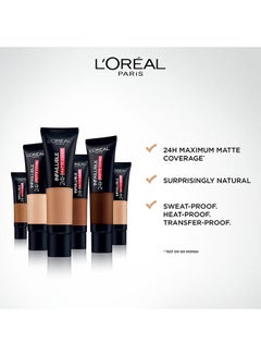L'OREAL PARIS Infallible 24H Matte Cover Foundation 155 Natural Rose  - Image 2