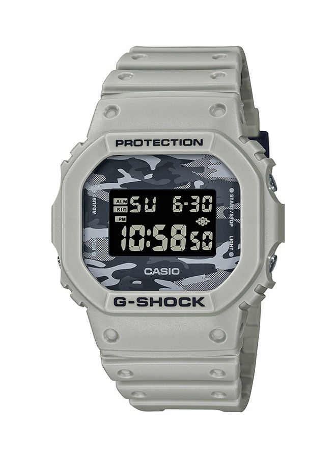 جي شوك ساعة يد رقمية مربعة مقاومة للماء DW-5600CA-8DR  - Image 1