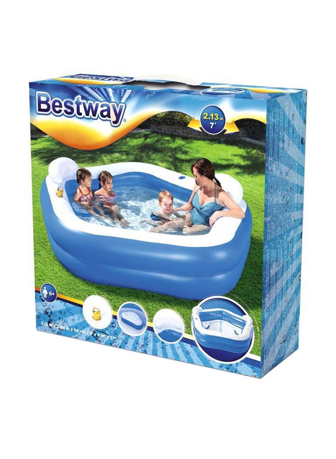 Family Fun Inflatable Swimming Pool 213x69x206cm 213x69x206cm - v1661853699/N38147928A_4