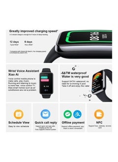 Xiaomi Band 7 Pro – Smart Bracelet, AMOLED Display, GPS, Blood Oxygen Monitoring, Fitness & Waterproof – Black (Model BHR5970GL) Black  - Image 4