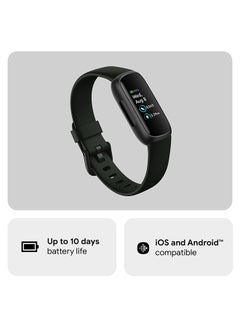 Fitbit Inspire 3 Activity Tracker with 6-months Premium Membership Included, up to 10 days battery life and Daily Readiness Score Midnight Zen  - Image 2