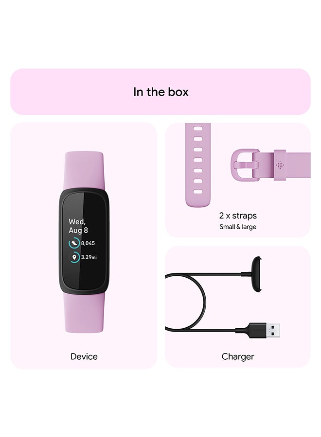 Fitbit - Inspire 3 Activity Tracker with 6-months Premium Membership Included, up to 10 days battery life and Daily Readiness Score, Lilac Bliss - Image 1