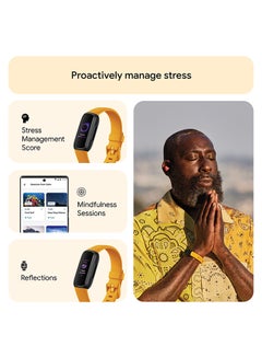 Fitbit Inspire 3 Activity Tracker with 6-months Premium Membership Included, up to 10 days battery life and Daily Readiness Score, Morning Glow  - Image 4