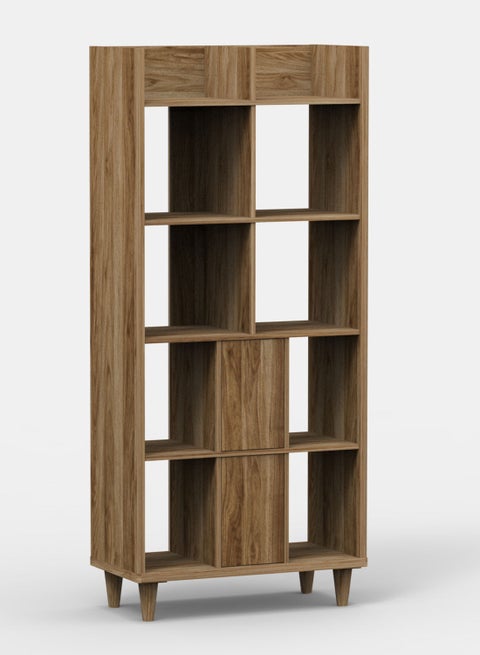 RUBIZ SERIES Medium Walnut 1669 x 417 x 74mm & 849*429*151mm