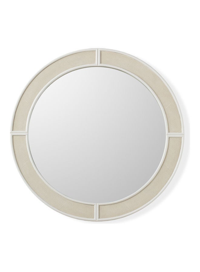 Beatrice Luxurious Collection Round Mirror For The Perfect Stylish Home High Quality Ideal For Entryways Round Mirror - Ivory - v1661859408/N44151989A_1