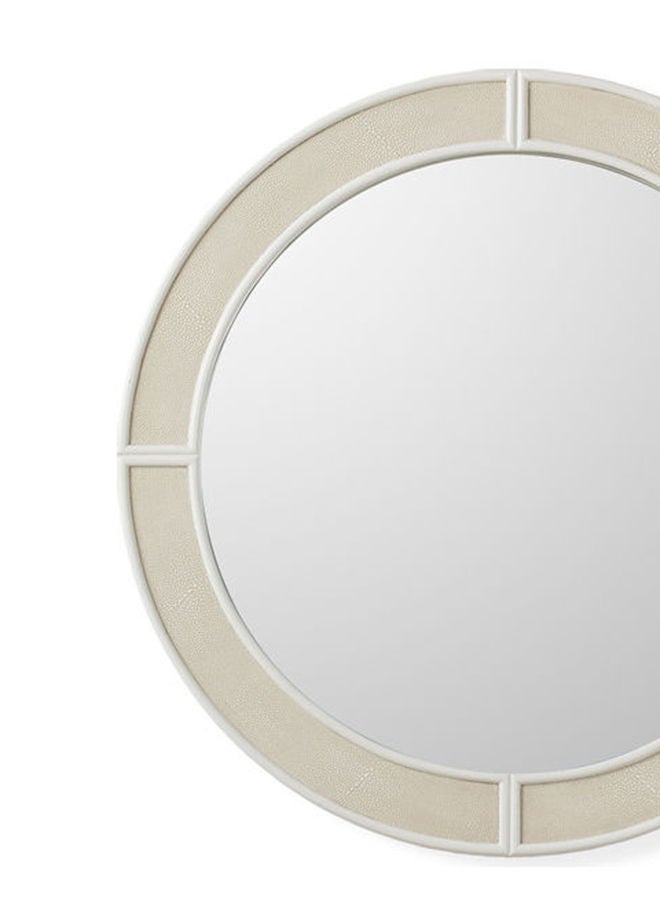 Beatrice Luxurious Collection Round Mirror For The Perfect Stylish Home High Quality Ideal For Entryways Round Mirror - Ivory - v1661859408/N44151989A_4