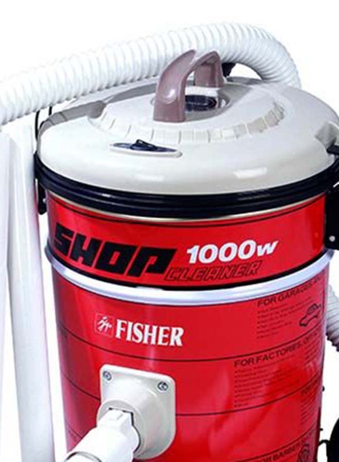 فيشر مكنسة كهربائية 10 لتراً 1000 W BSC-500 أحمر/أبيض  - Image 3