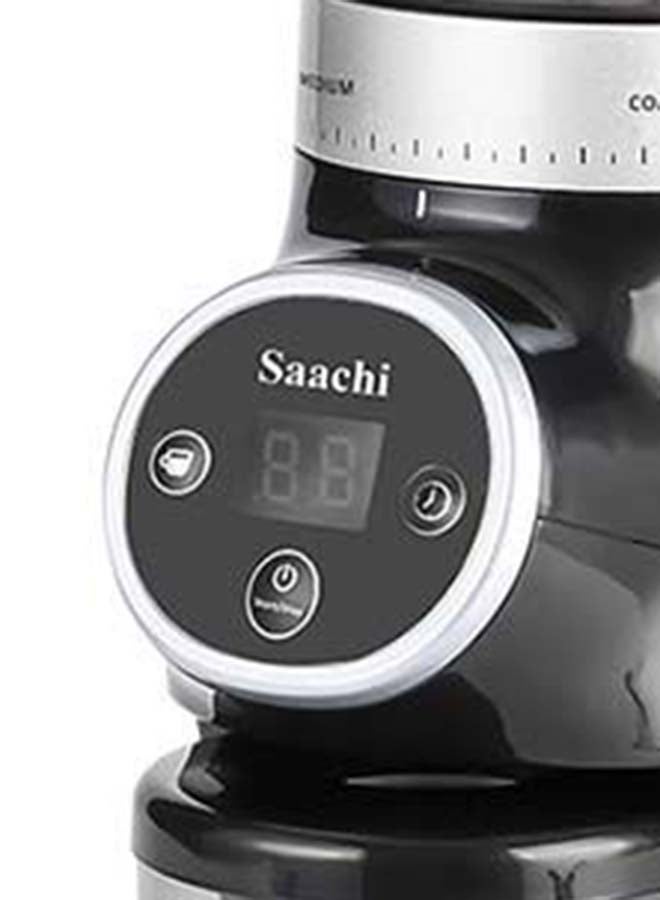 Saachi - Coffee Grinder With 31 Gring Settings, Power Saving Mode and Anti-Splash System for Easy Cleaning 200 W NL-CG-4966-BK Black - Image 1