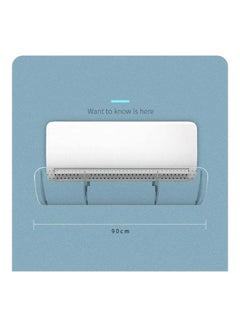 XiuWoo Universal Hollow Anti Direct Blowing Air Condition Wind Deflector Q77 Clear  - Image 3