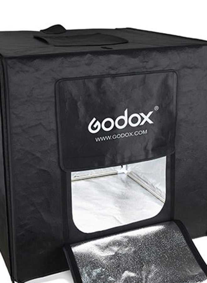 Mini Studio Photography Softbox Tent With 2 LED Light Board Set Black