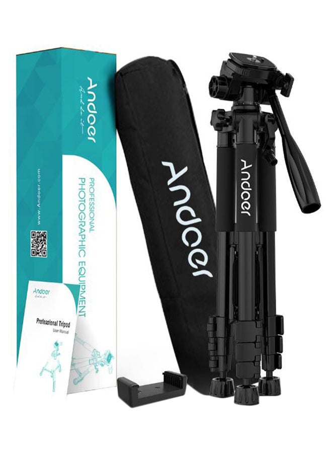 ANDOER - Portable Camera Mount Tripod Black - Image 1