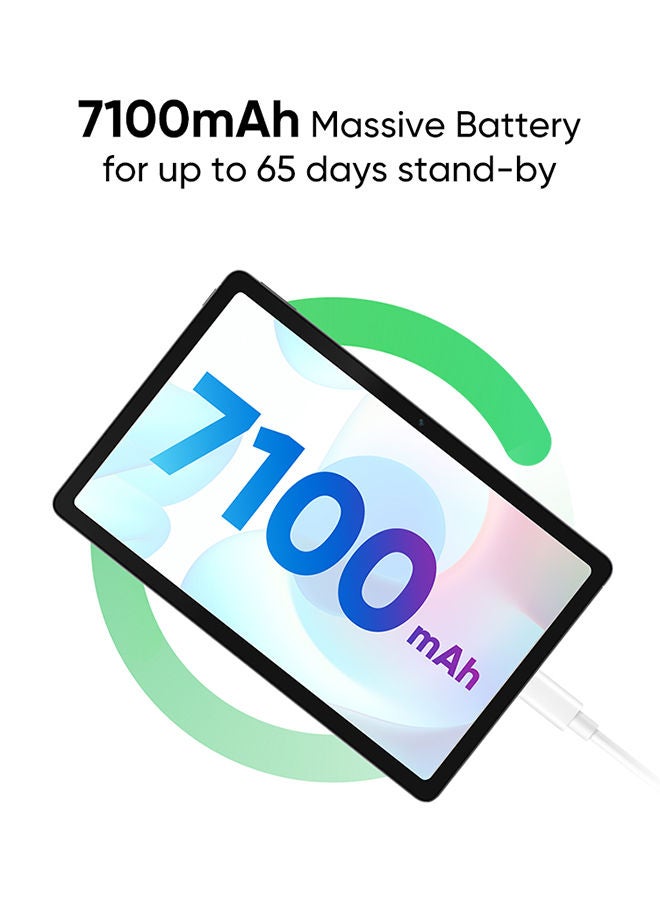 realme - PAD 10.4 4GB RAM 64GB LTE Arabic Grey+ Realme Techlife Tablet Cover Grey - Middle East Version - Image 1