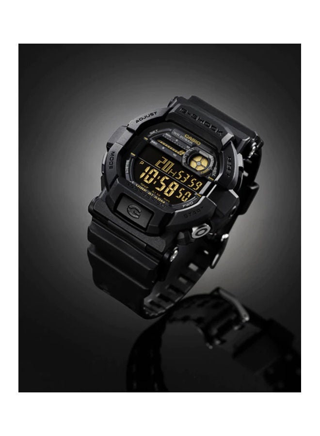 جي شوك ساعة يد رقمية دائرية مقاومة للماء GD-350-1BDR - Image 2