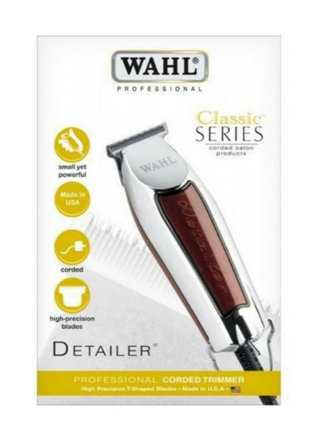 Professional Classic Series Detailer Corded Trimmer Silver/Red/Black - v1661868372/N19594058A_3