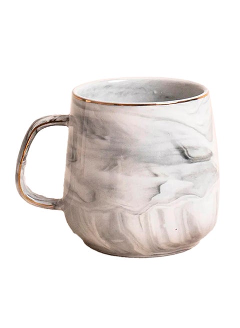 Marble Ceramic Coffee Mug Grey