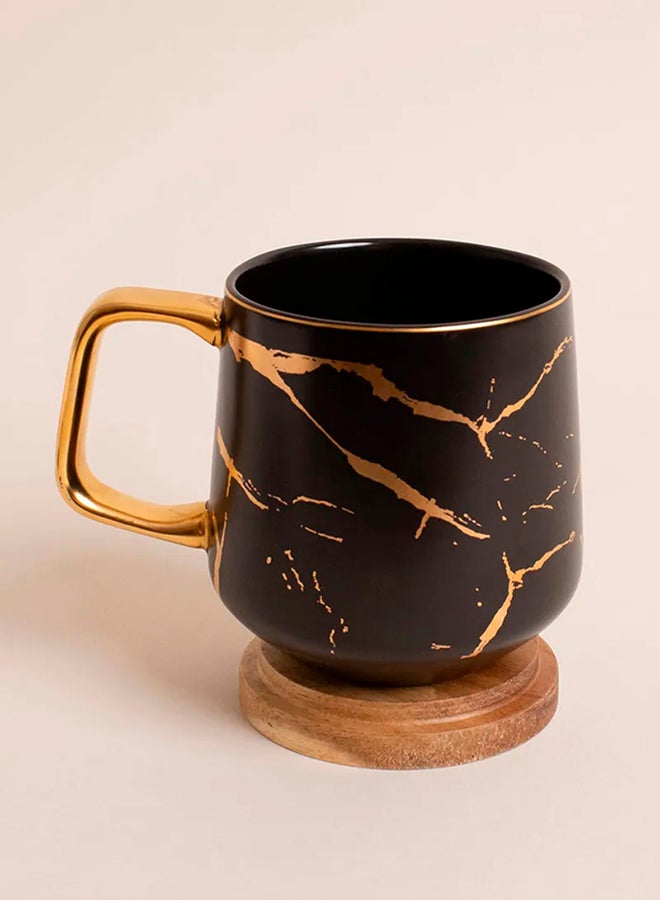 Ceramic Marble Coffee Mug With Wood Coaster Black - v1661871879/N35942845A_3