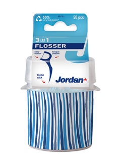 Jordan 50-Piece 3-In-1 Flosser Box White  - Image 2