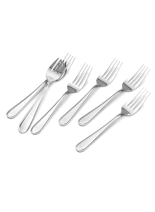 هوم تاون طقم شوك طعام ويستفيلد بتصميم عاكس، مكون من 6 قطع - Image 1