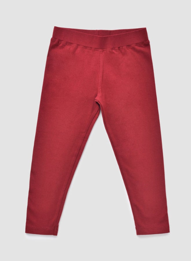 Neon Baby Girls  Leggings Red - Image 1