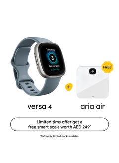 Waterfall Blue/Platinum + Free Aria Air Scale White