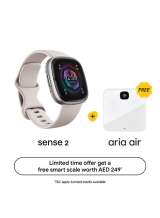 Lunar White / Platinum Aluminium + Free Aria Air Scale White