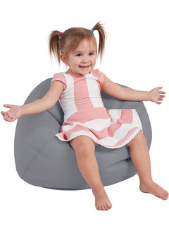 Cotton home Kids Bean Bag Light Grey 50x80x80cm  - Image 2