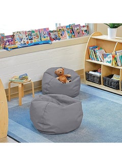 Cotton home Kids Bean Bag Light Grey 50x80x80cm  - Image 3