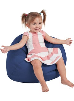 Cotton home Kids Bean Bag Navy Blue 50x80x80cm  - Image 2