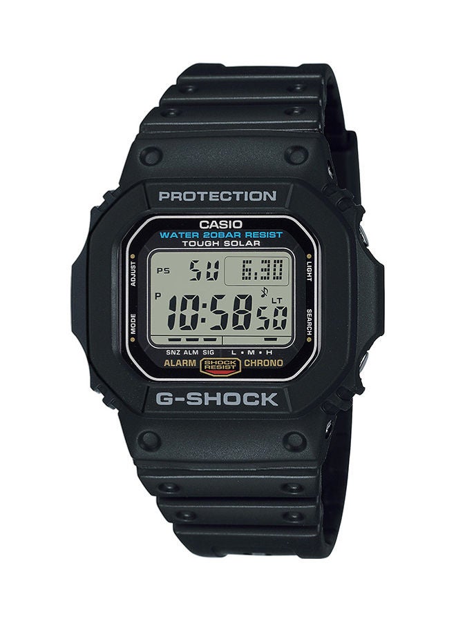 Men's Digital Square Water Resistance Wrist Watch G-5600UE-1DR